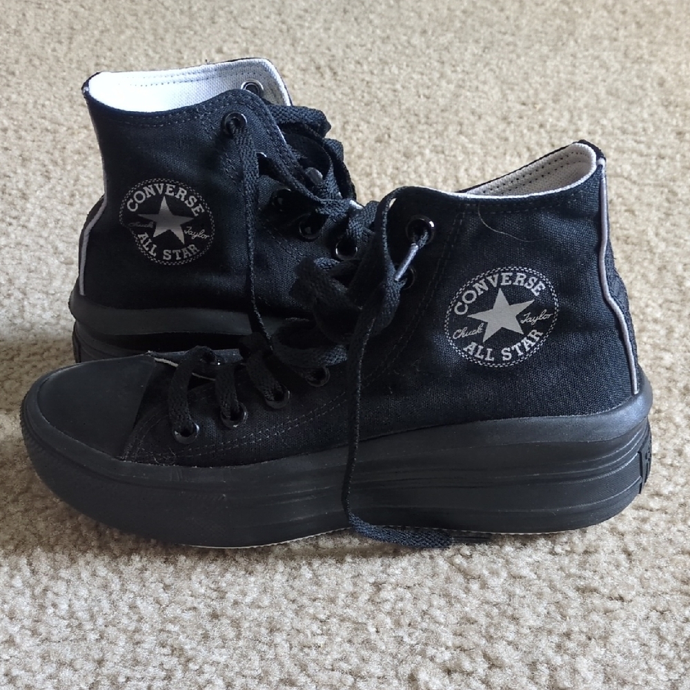 Converse Black Canvas High-Tops
